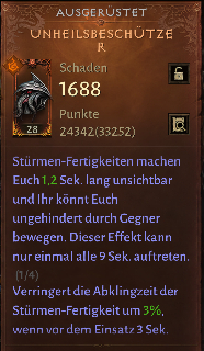 neue legendäre Items mit besonderen magischen Buff-Eigenschaften